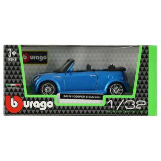 1/32 Burago Mini Cooper S Cabriolet Μπλε