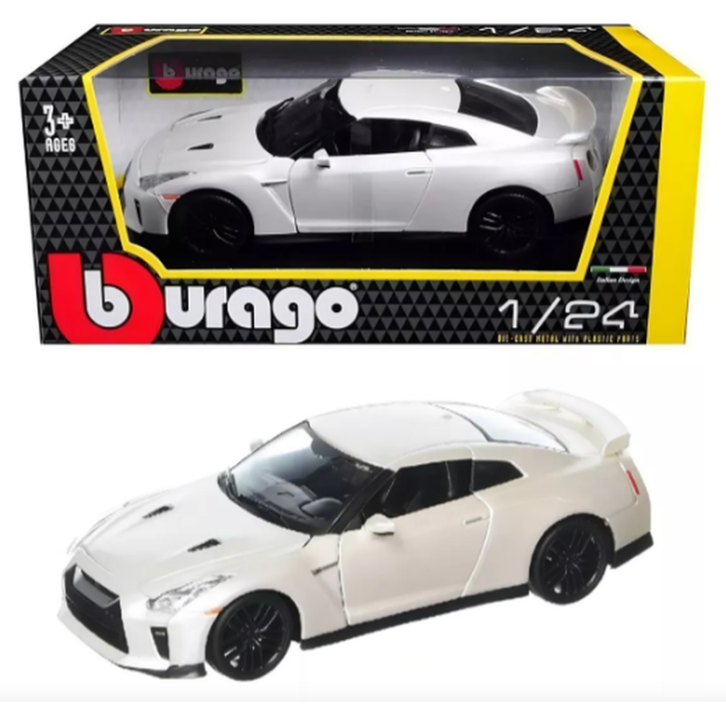 1/24 Burago Plus - 2017 Nissan GT-R Λευκό