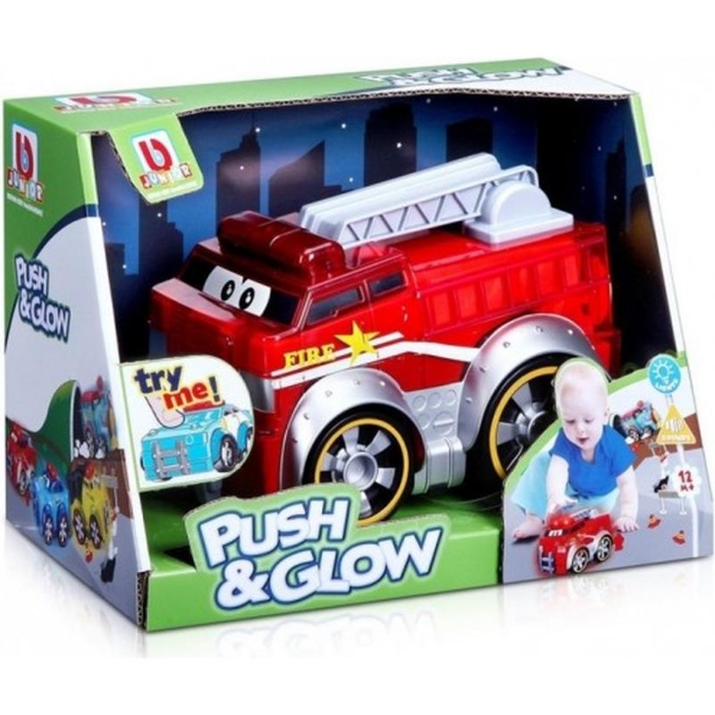 Burago Junior Push & Glow Fire Truck