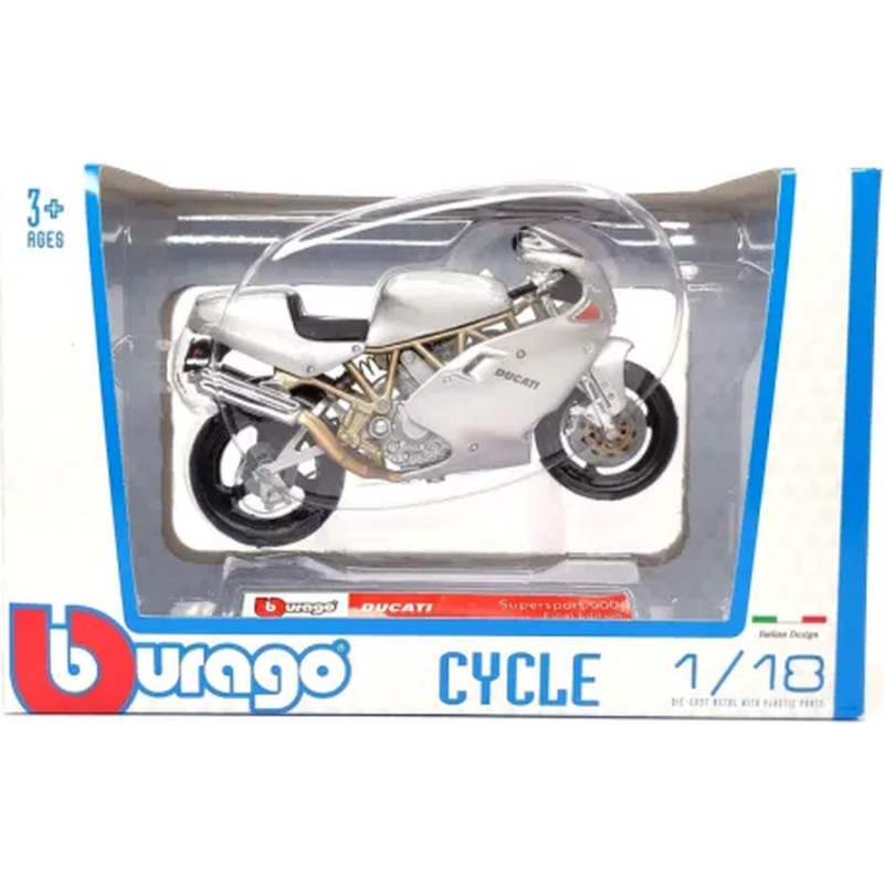 1/18 Burago Ducati Supersport 900 Final Edition Silver