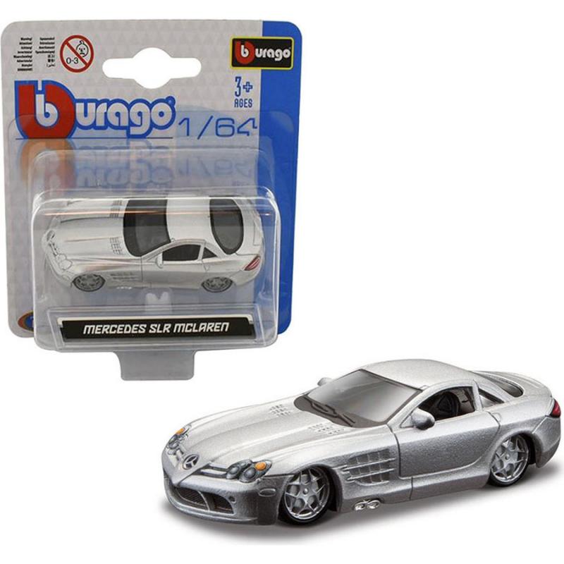 1/64 Mercedes SLR McLaren Ασημί - Burago