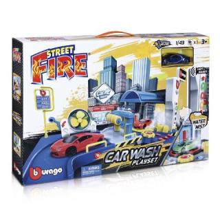 1/43 Street Fire Auto Service Playset με 1 Αυτοκίνητο - Burago