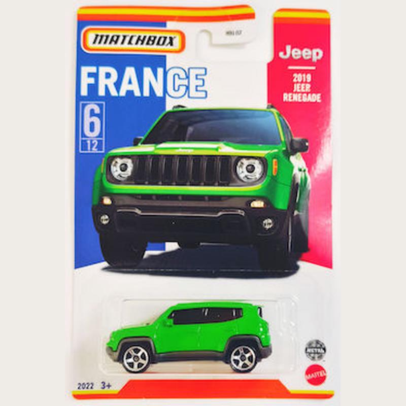 2019 Jeep Renegade - Αυτοκινητάκια Matchbox - Γαλλικά Μοντέλα
