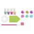 Creative Craft - Besties: Diamond Painting Nail Set (30x25cm) 4 Nail Polish, 6 Colours Diamonds