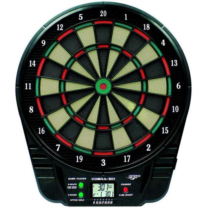 Electronic Dartboard Cobra 501 + AD - Carromco