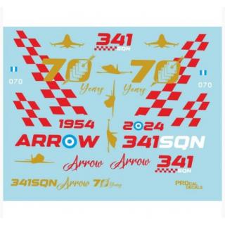 Procal Decals Hellenic F-16 Blk50 341 SQ 70 Years 1/48