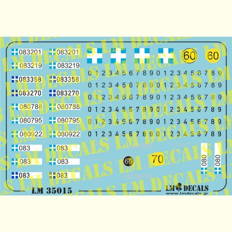 1/35 Ελληνικά Σήματα Leopard 2A4 σε Ελληνική Υπηρεσία & Leopard 2HEL