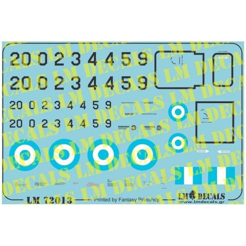 1/72 Χαλκομανίες Canadair CL-415