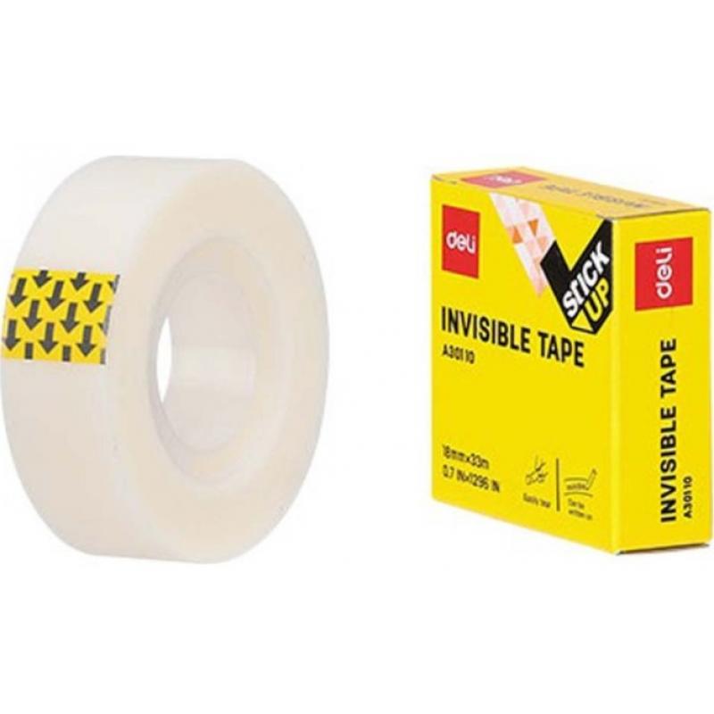 Deli Ταινία Κολλητική Stick Up18 mm x33 m A30310 Γαλακτερό