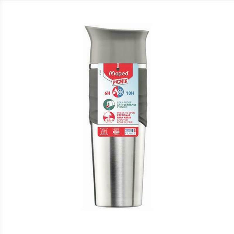 Μπουκάλι Ισοθερμικό Ανοξείδωτο Γκρι 320 ml