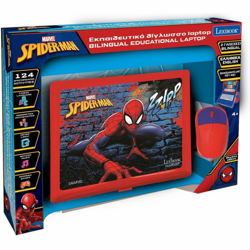 Laptop Spiderman Εκπαιδευτικό Δίγλωσσο