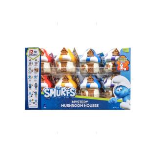 Smurfs - Στρουμφόσπιτο 7.5 εκ. με Φιγούρα Στρουμφ 5,5 εκ & Αξεσουάρ (12 Διαφορ. - Τυχαία Επιλογή)