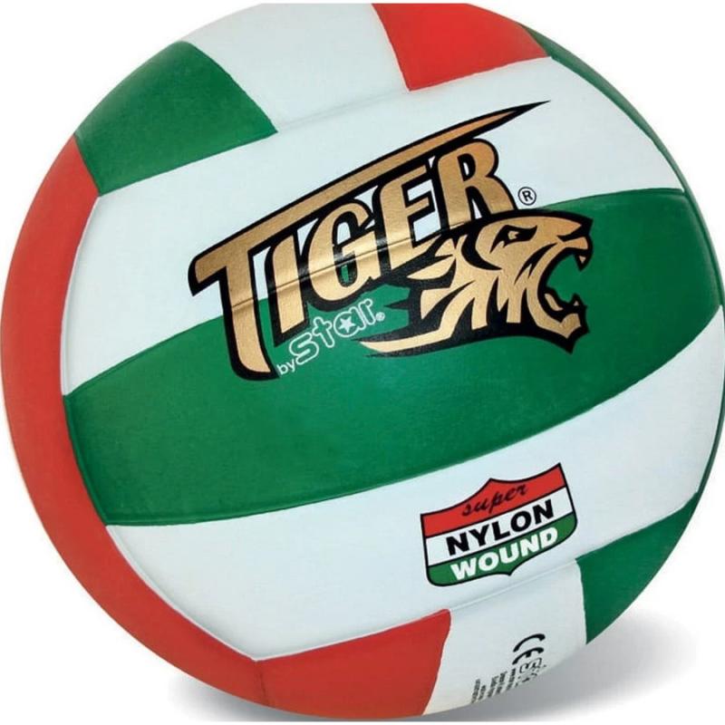 Star Μπάλια Tiger Beach Volley Rubber Κόκκινη - Πράσινη