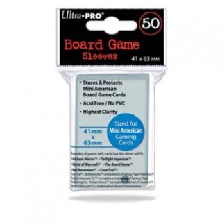 UP - Board Game Sleeves - American Size 41x63mm (50 Sleeves)