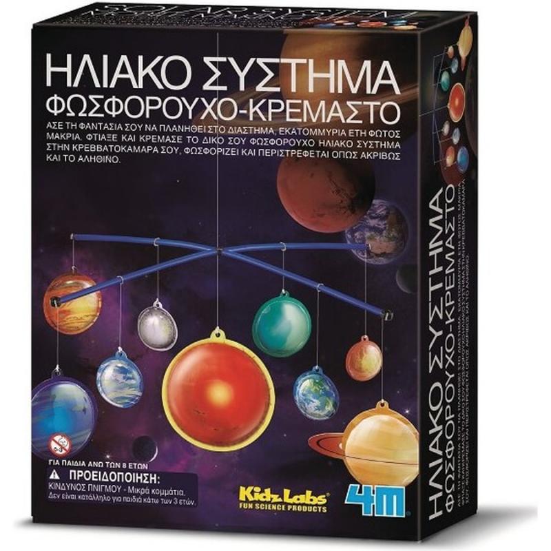 Κατασκευή 4Μ Ηλιακό Σύστημα Φωσφορούχο - Κρεμαστό