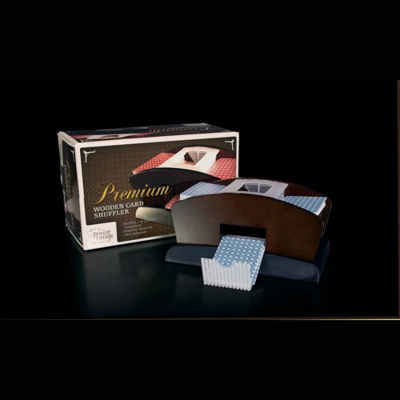 Poker Range Premium Wooden Card Shuffler