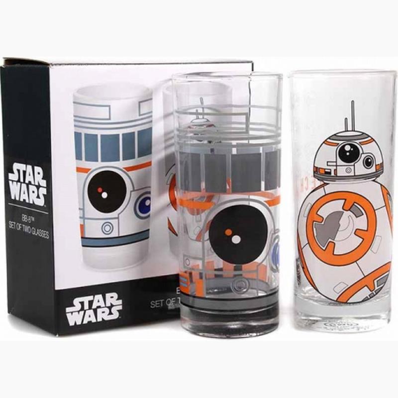 Half Moon Bay: Glass Boxed (450ml) Set of 2 - Star Wars (BB-8)