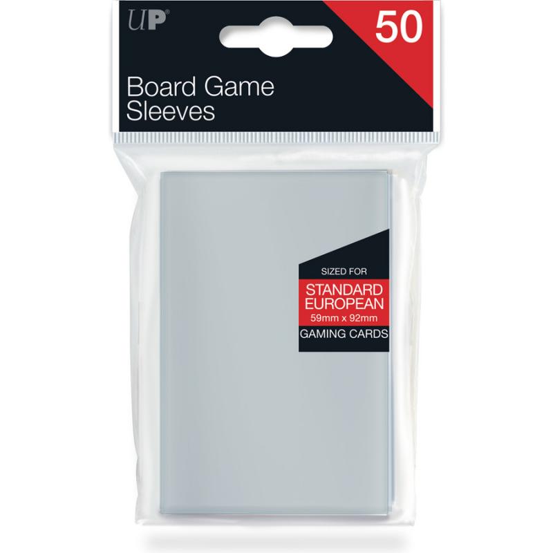 UP - Board Game Sleeves - Euro Standard 59x92mm (50 Sleeves)
