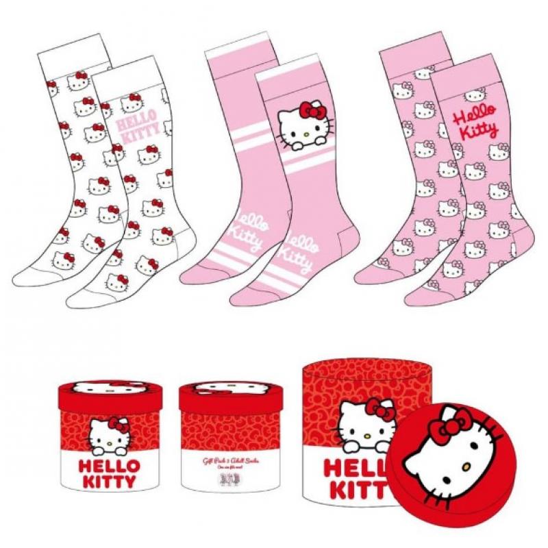 Sanrio Socks 3-Pack Hello Kitty 36-43