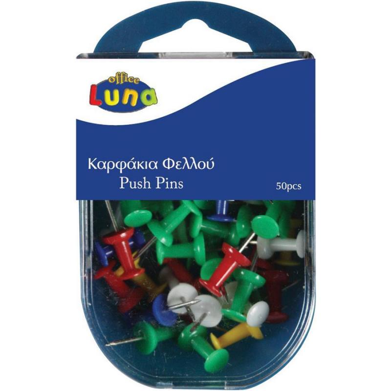 Καρφάκια Φελλού 50 τεμ. διάφορα χρώματα