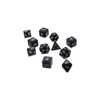 UP - Eclipse 11 Dice Set: Jet Black