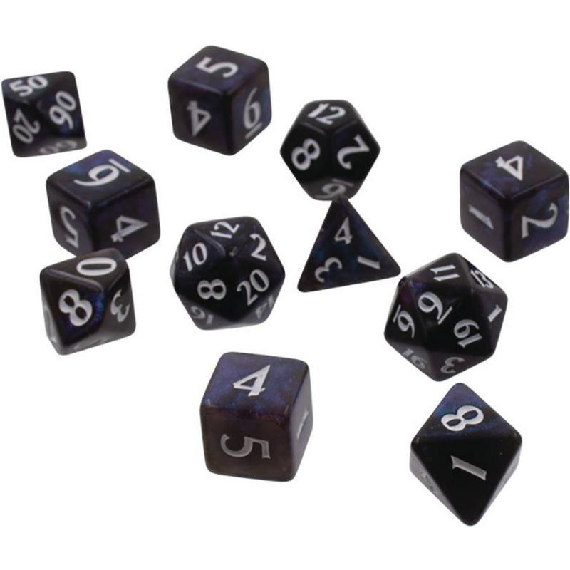 UP - Eclipse 11 Dice Set: Jet Black