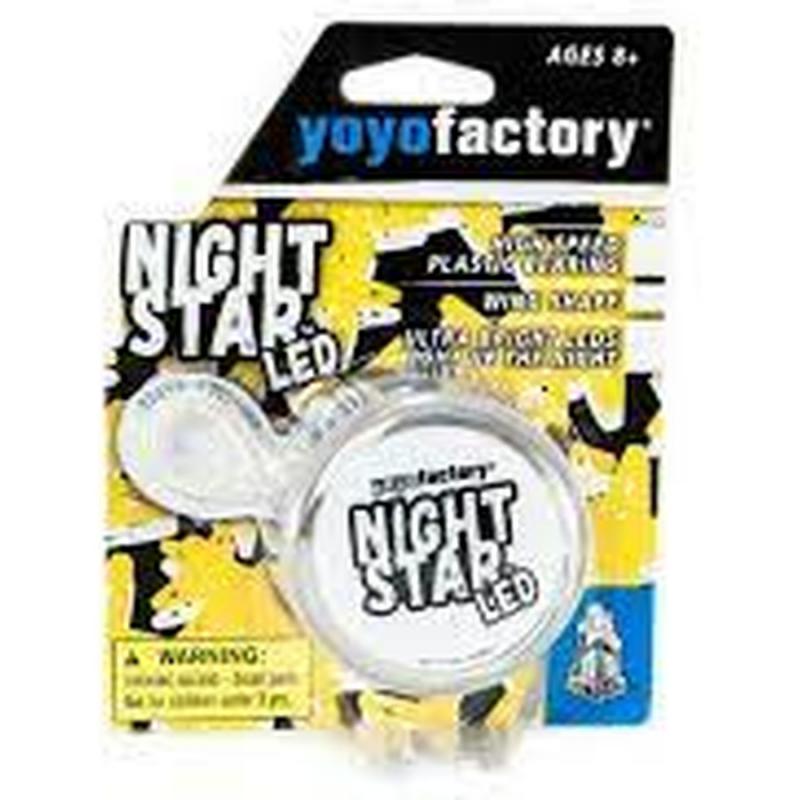 Γιογιό Night Star Led Clear White