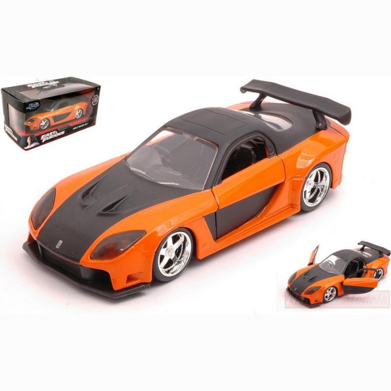 Orange JL5 Mazda RX-7 - Fast & Furious 1:32