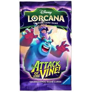 Disney Lorcana TCG Attack of the Vine Booster Pack (English Version)