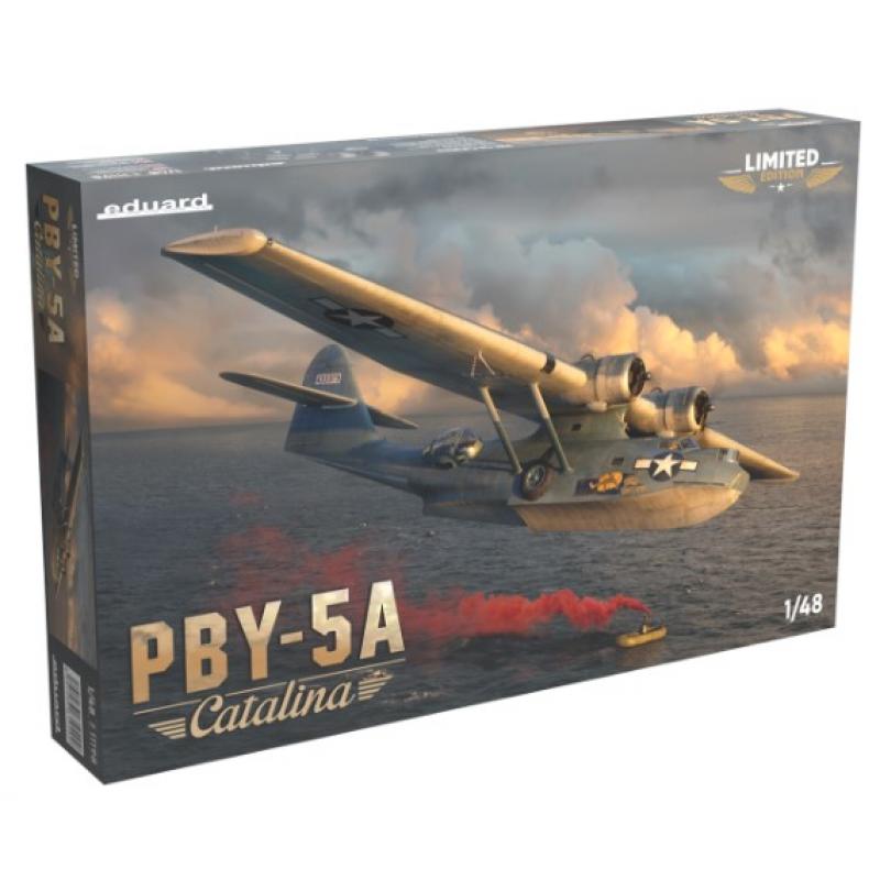 Eduard Plastic Kits: 1:48 PBY-5A Catalina Limited Edition