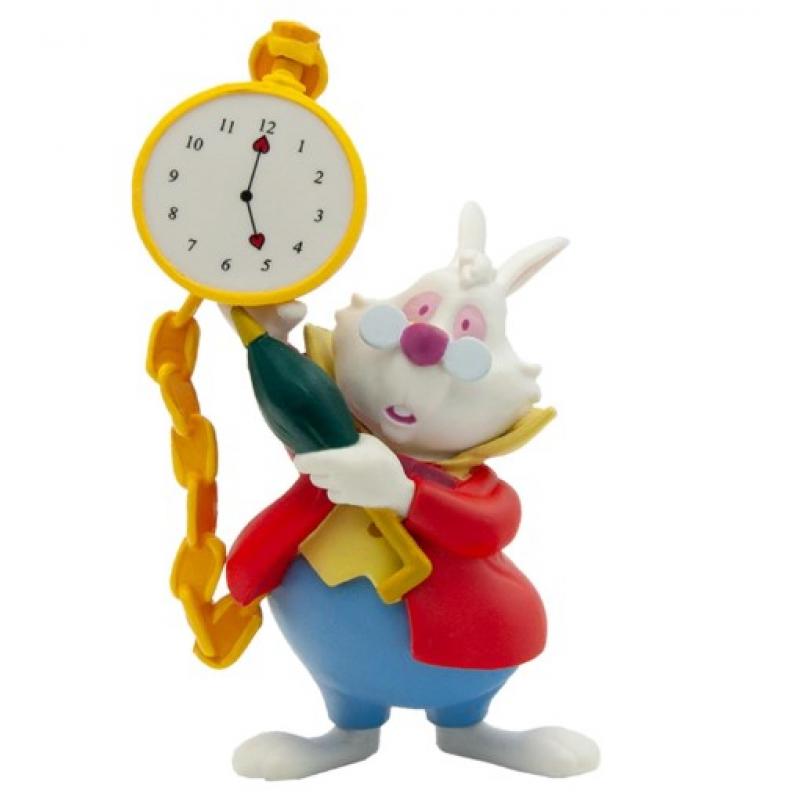 Bullyland: Disney Αλίκη στη Χώρα των Θαυμάτων - Μινιατούρα White Rabbit (’Ασπρος Λαγός)