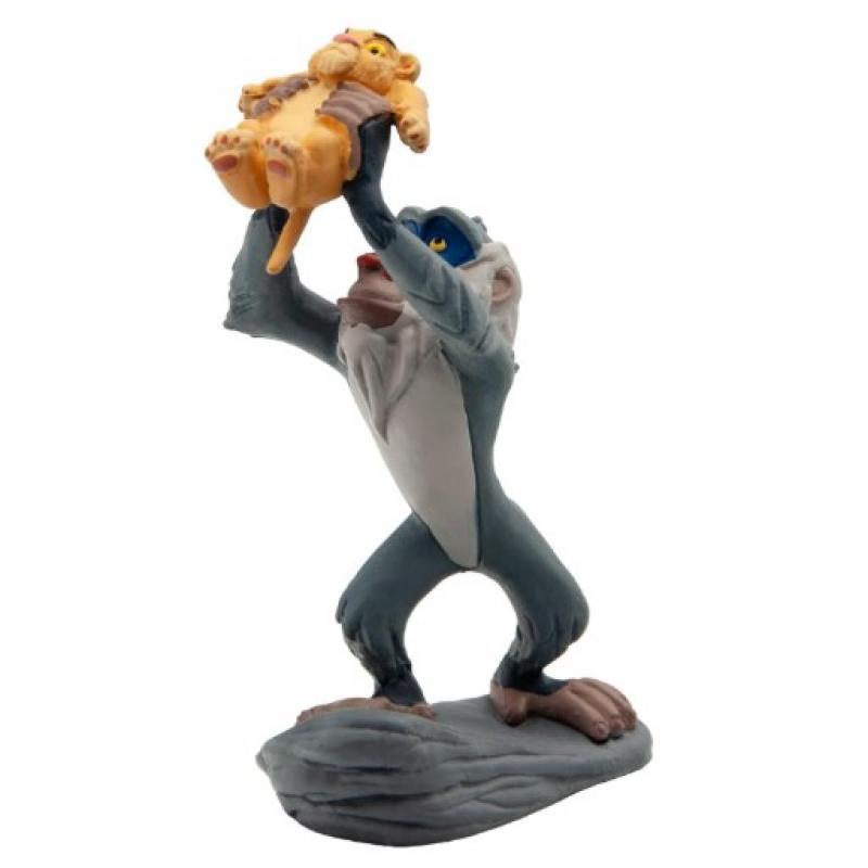 Bullyland: Disney Lion King - Μινιατούρα Rafiki with Baby Simba (Ραφίκι με Μωρό Σίμπα)