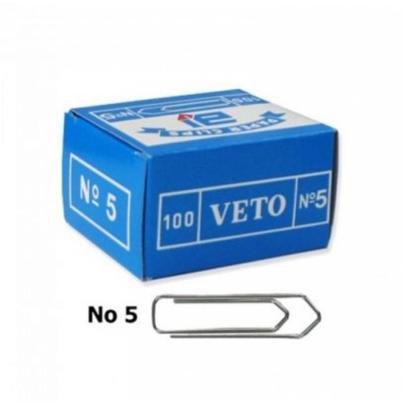 Συνδετήρες Veto No 5 Ύψους 50 mm τεμάχια 100