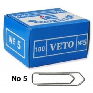 Συνδετήρες Veto No 5 Ύψους 50 mm τεμάχια 100