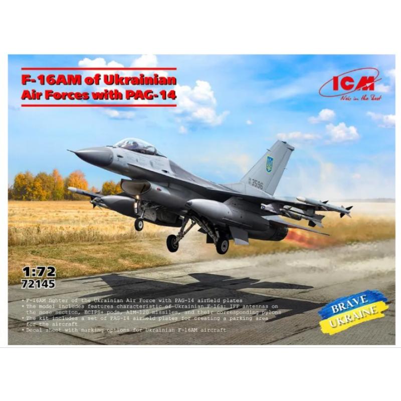 ICM: F-16AM of Ukrainian Air Forces with PAG-14 in 1:72
