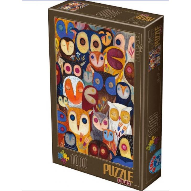 D-Toys Puzzle 1000 τεμ. Owls
