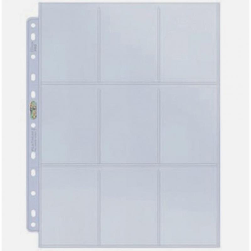 Ultra Pro - Platinum 9 - Pocket Pages (11 Hole)
