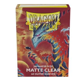 Dragon Shield Sleeves Japanese Small Size - Clear Outer Sleeves (60 Sleeves)