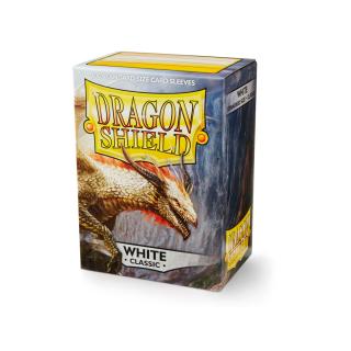Dragon Shield Standard Sleeves - White Classic (100 Sleeves)