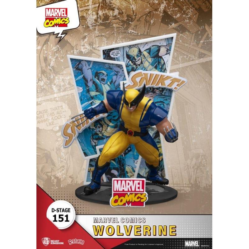 Marvel D-Stage PVC Diorama Wolverine 16 cm