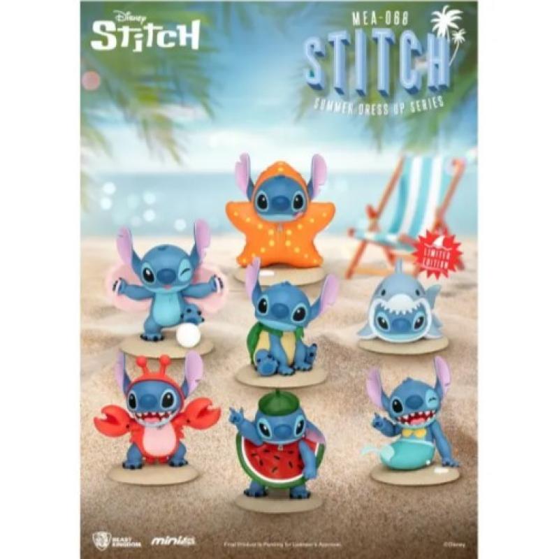 Lilo & Stitch Mini Egg Attack Figures 10cm Stitch Summer DressUp Series (7 Σχέδια - Τυχαία Επιλογή)