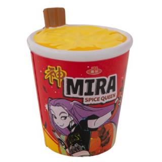 KPop Demon Hunters Squishy Anti Stress Figure Mira Spice Queen Noodles