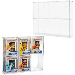 Evoretro Acrylic Display Case for 6 Funko Pops
