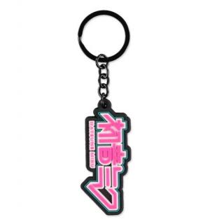 Hatsune Miku Rubber Keychain Logo