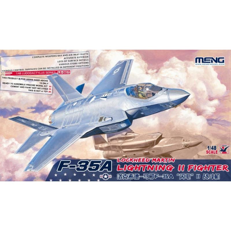 MENG-Model:1:48 F-35A Lockheed Martin Lightning II Fighter