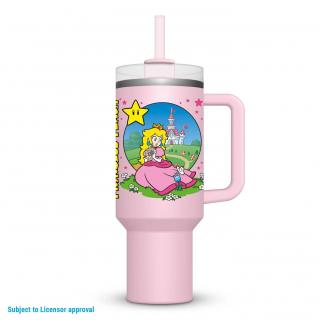 Super Mario Stainless Steel tumbler Peach 1130 ml