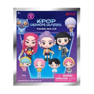 K-Pop Demon Hunter 3D PVC Bag Clips Series 1 (Διάφορα Σχέδια - Τυχαία Επιλογή))