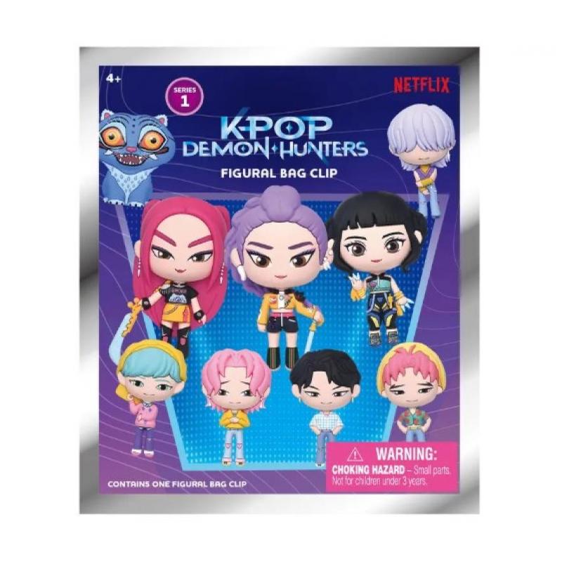 K-Pop Demon Hunter 3D PVC Bag Clips Series 1 (Διάφορα Σχέδια - Τυχαία Επιλογή))