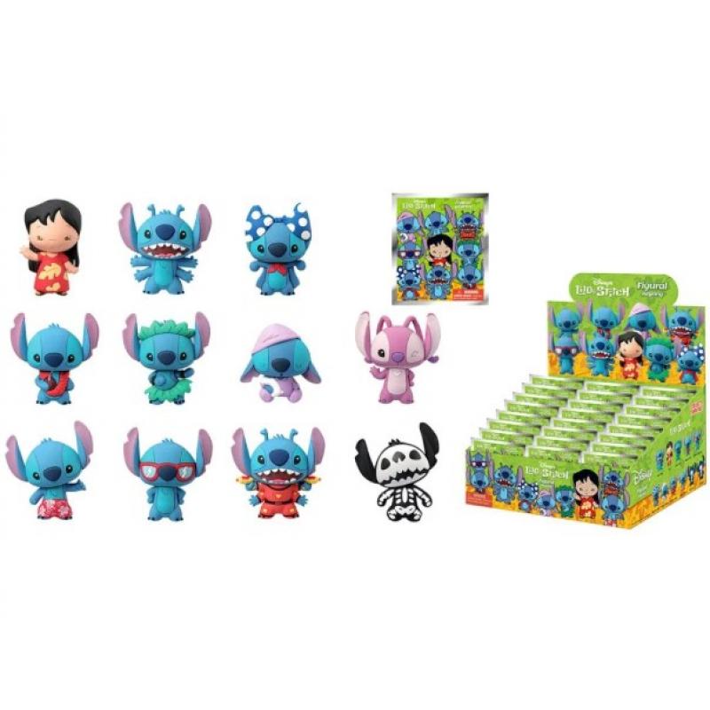 Monogram Disney: Stitch (Blind Bag/Random) 3D Foam Bag Clips Figures