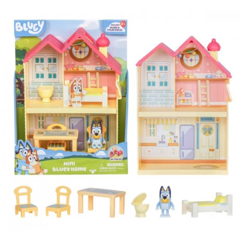 Bluey Playset Mini Heelers Home